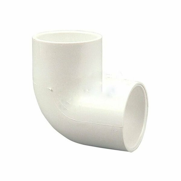 American Imaginations 0.5 in. Beige Plastic PVC 90 Elbow AI-38296